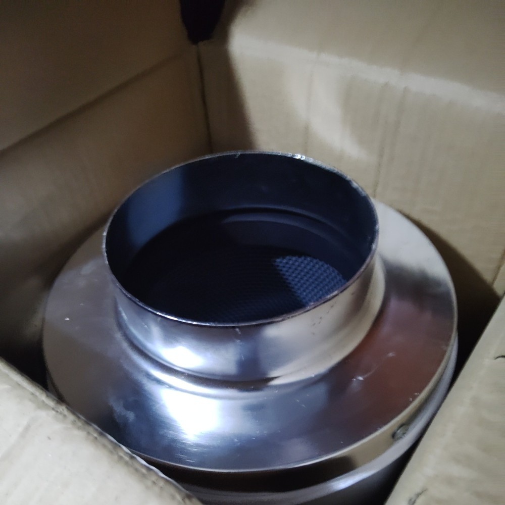 VIVOSUN 6" Air Carbon Filter 38mm Charcoal Bed w/ Pre-Filter for Inline Fan
