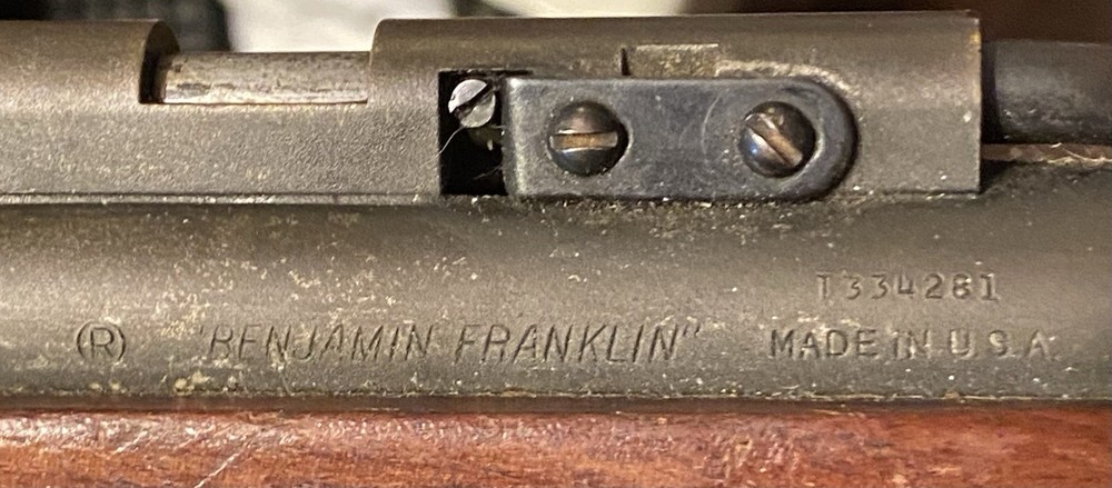 VINTAGE Benjamin Franklin Model 342 BB Air Rifle Needs Seals? Weak Pump