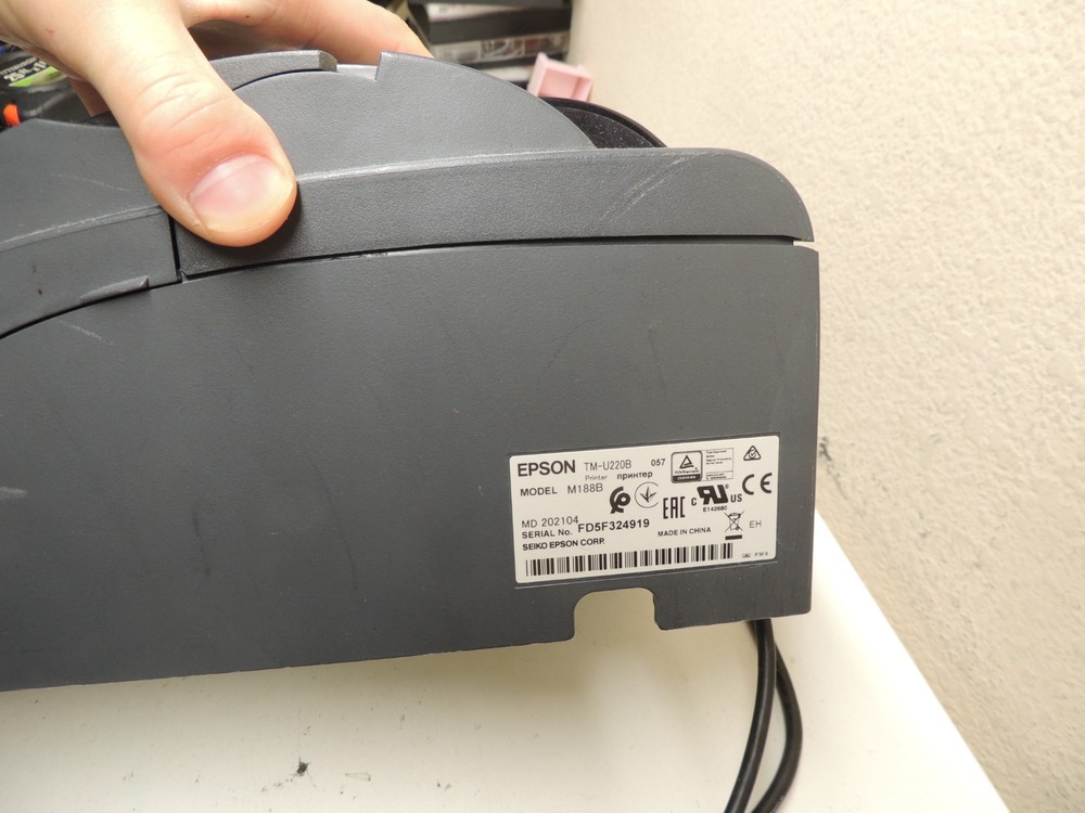 Epson TM-U220B M188B Kitchen Receipt Printer (SERIAL Interface) TESTED