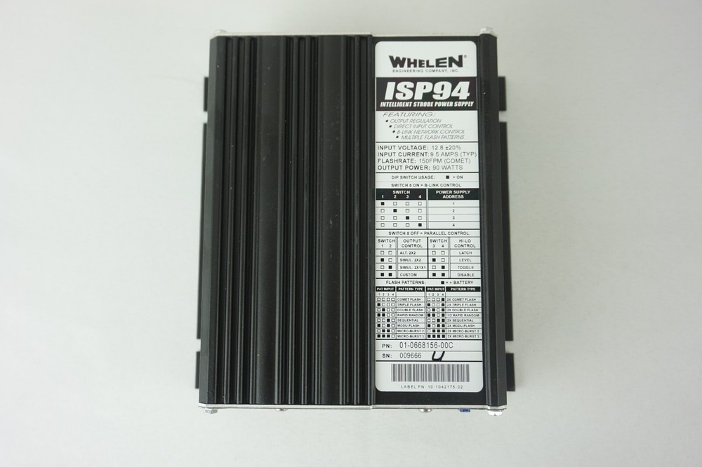 Whelen ISP188 Intelligent Strobe Power Supply