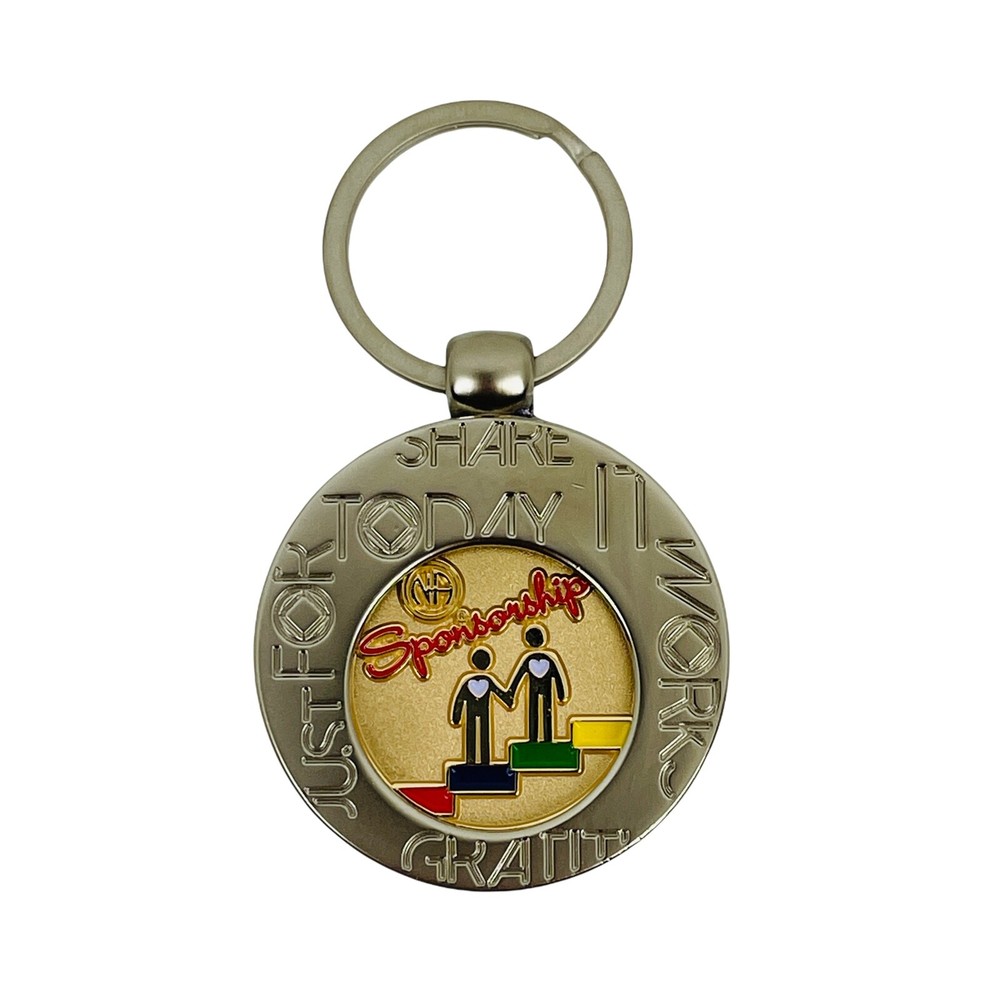 Narcotics Anonymous Sponsorship Medallion And Keychain Set NA