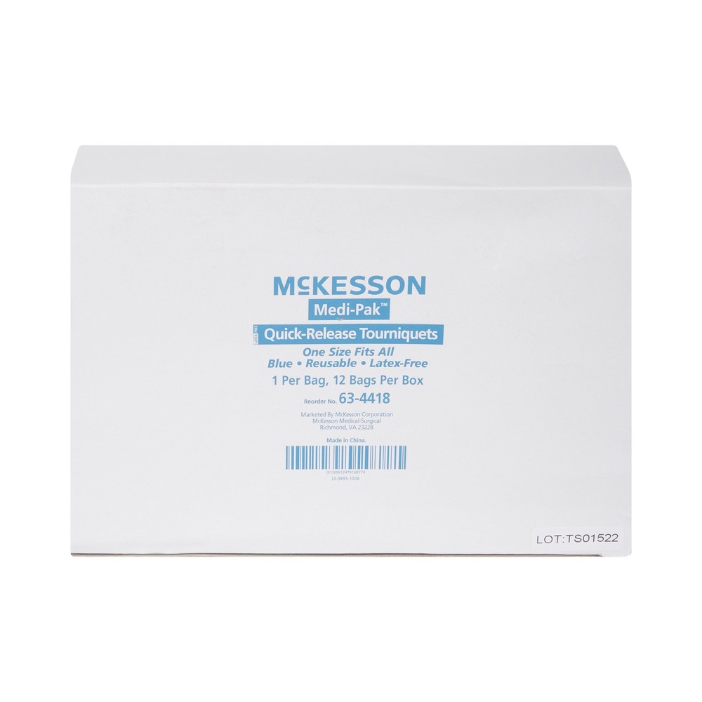 McKesson Tourniquet Quick Release Blue