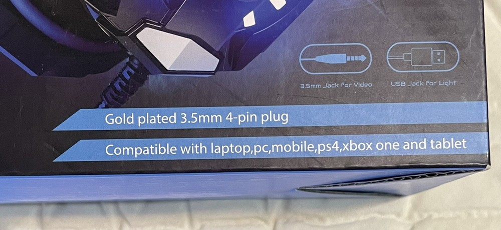 Stereo Gaming Headset For PS4 Controller Noise Cancelling Over Ear “Bengoo”