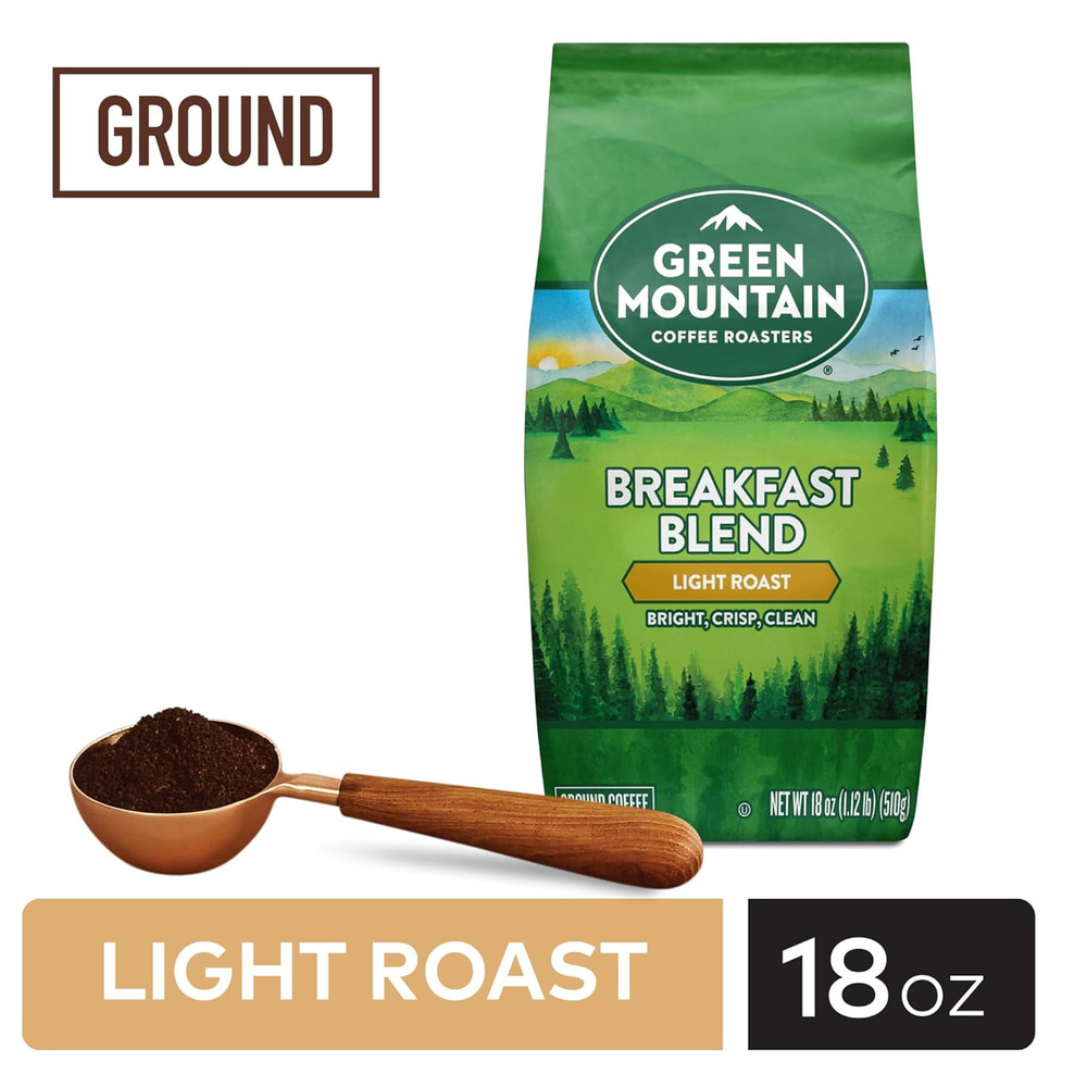 Breakfast Blend, Ground Coffee, Bagged 18 Oz