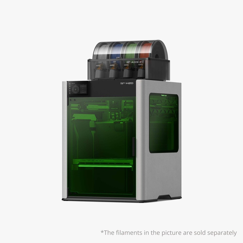 Bambu Lab H2D 3D Printer with AMS Laser Full Combo - 10W