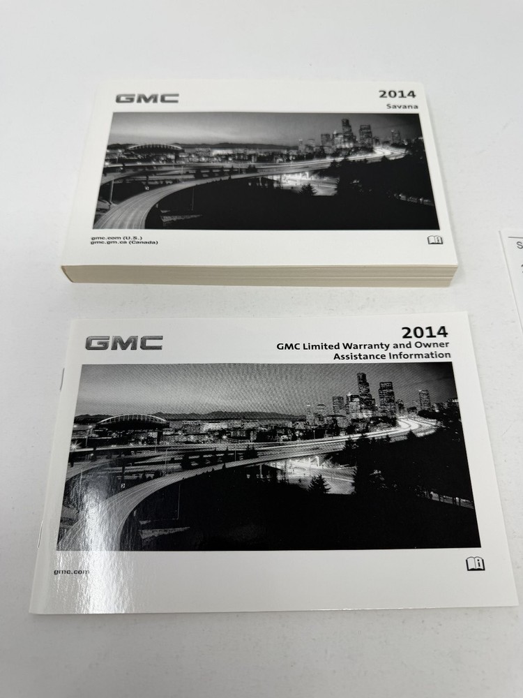2014 GMC Savana Owners Manual OEM Complete Set