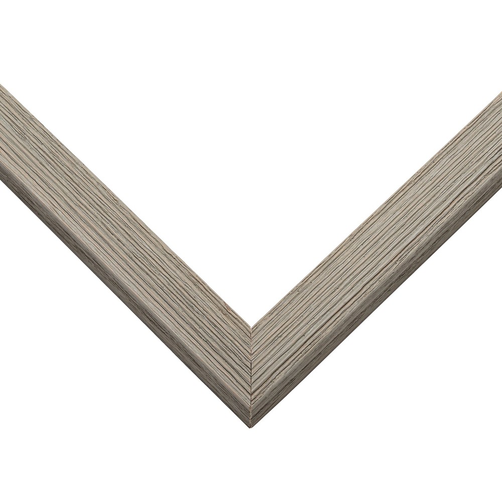 24x8 Shadow Box Frame Grey | 1.125 inches Deep Real Wood Rustic Shadowbox Displa