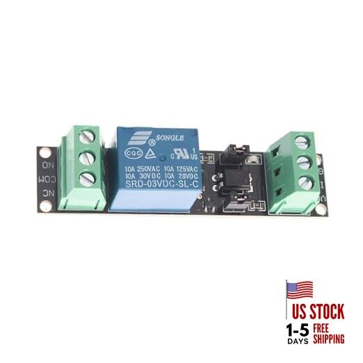 3V 1-Channel Multi-Mode Delay Timer Relay Module with Optocoupler for Home