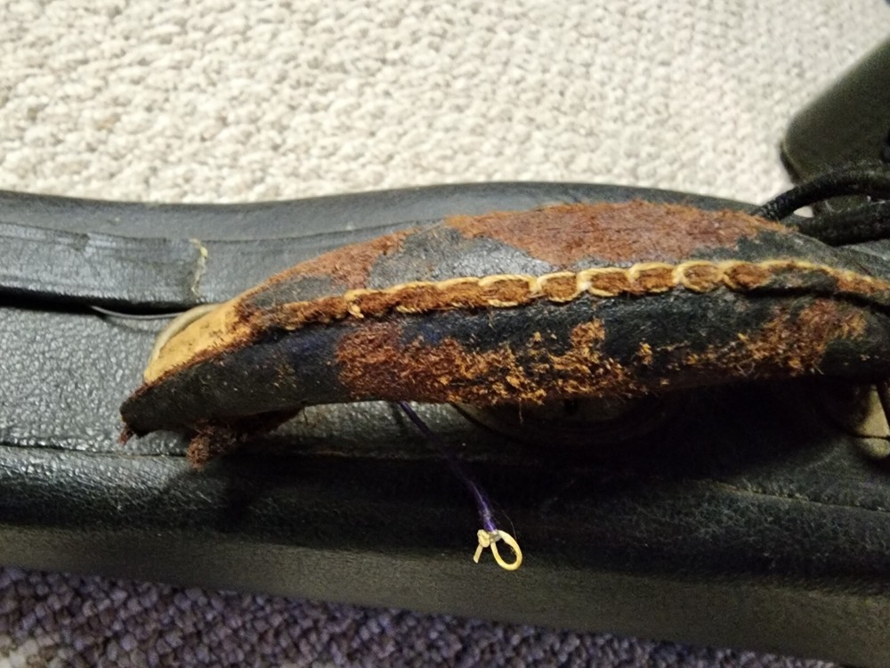 Vintage violin hard case