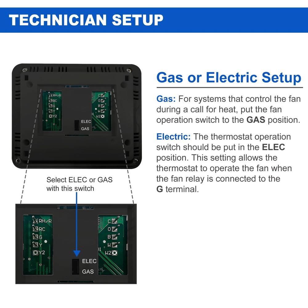2 Pack - ELECTECK Digital Thermostat with Large LCD Display, Non-Programmable, C
