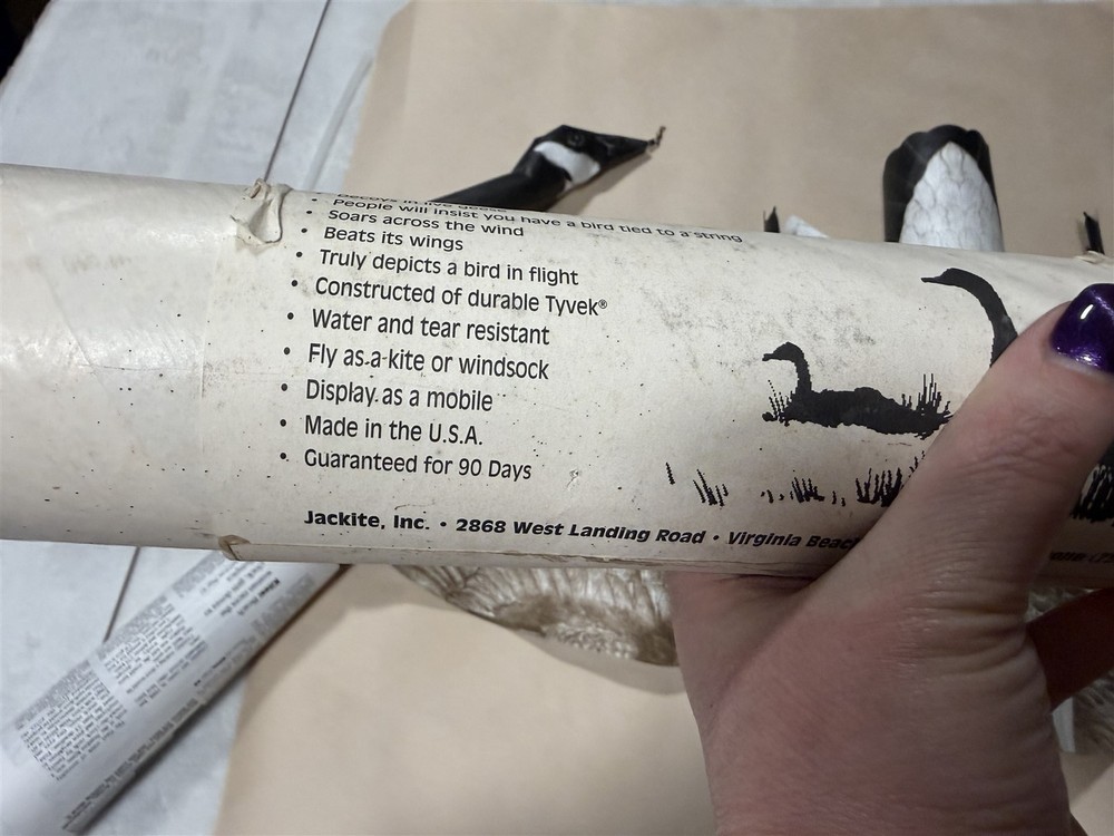 JACKITE GIANT CANADA GOOSE DECOY KITE / WINDSOCK