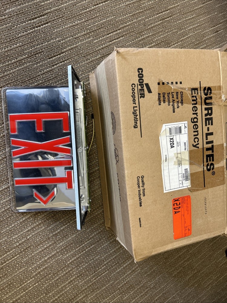 Cooper Emergency Lighting Exit Sign