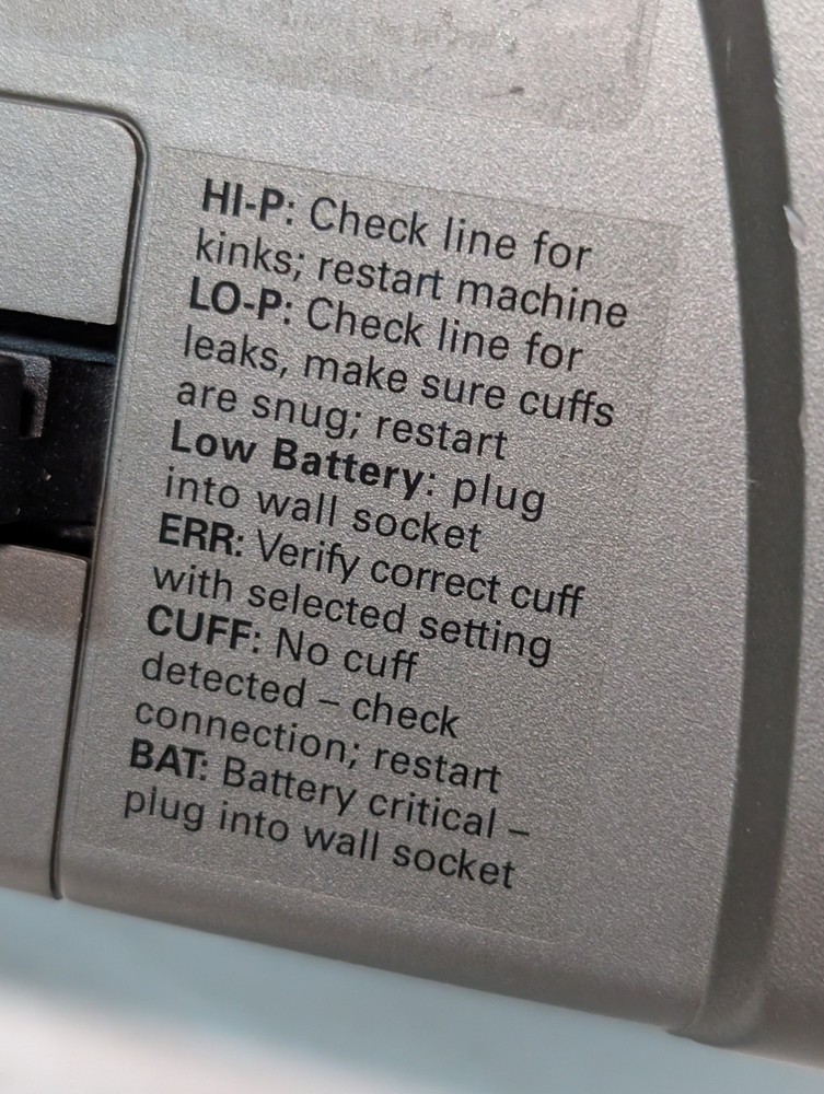 Compression Solutions TPVT-01P Triple Play Pro DVT Pump Compression Device
