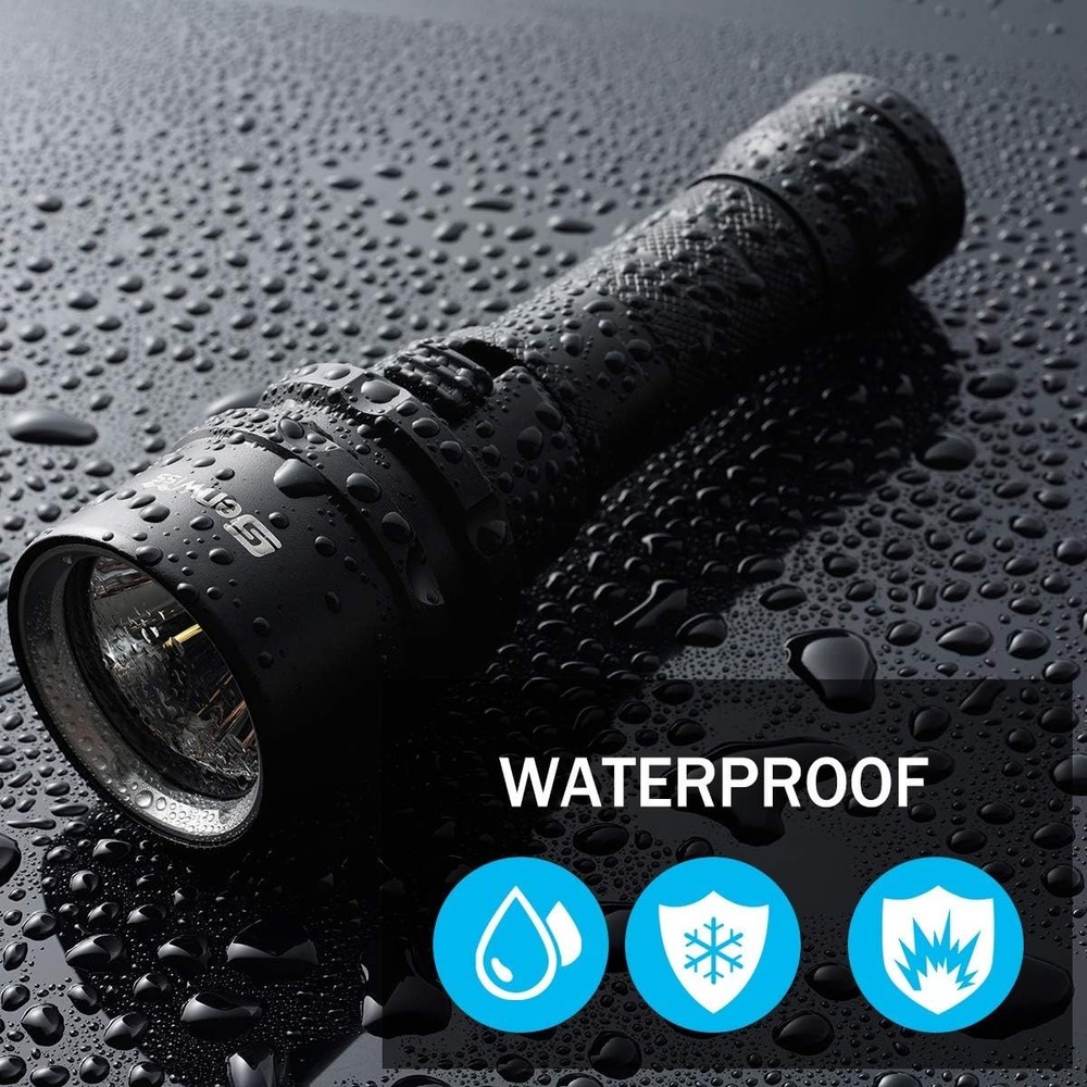 2000 Lumen Waterproof Dive Torch with Charger
