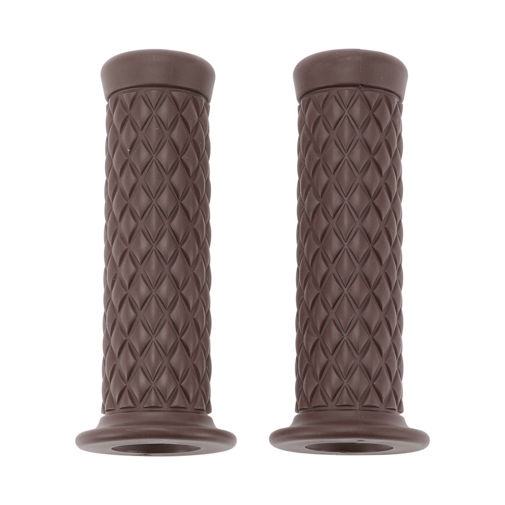 7/8" 22mm Rubber Motorcycle Handlebar Covers for Coffee