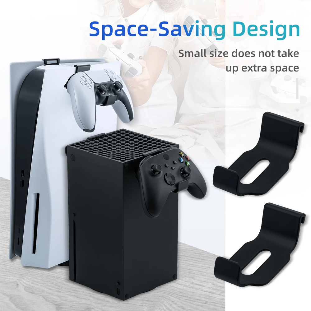 Universal Controller & Headset Storage Bracket for PS5/Xbox Series X