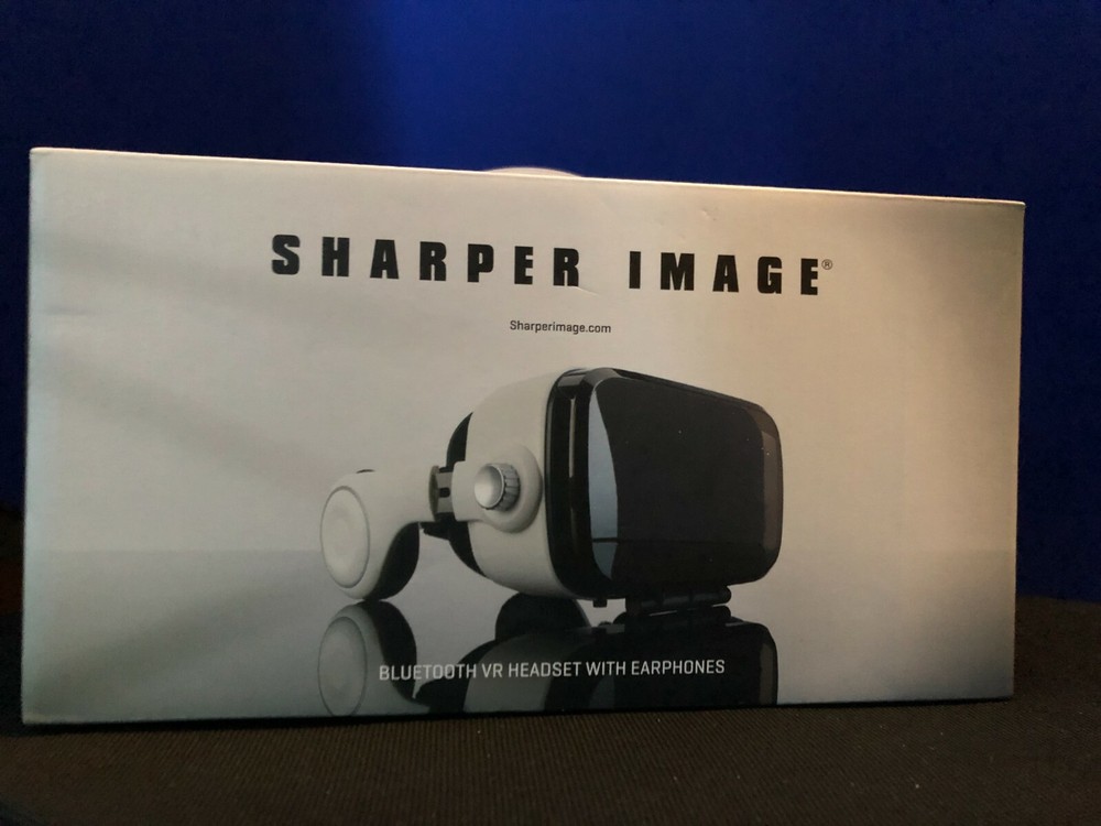 Sharper Image Bluetooth VR Headset With Earphones