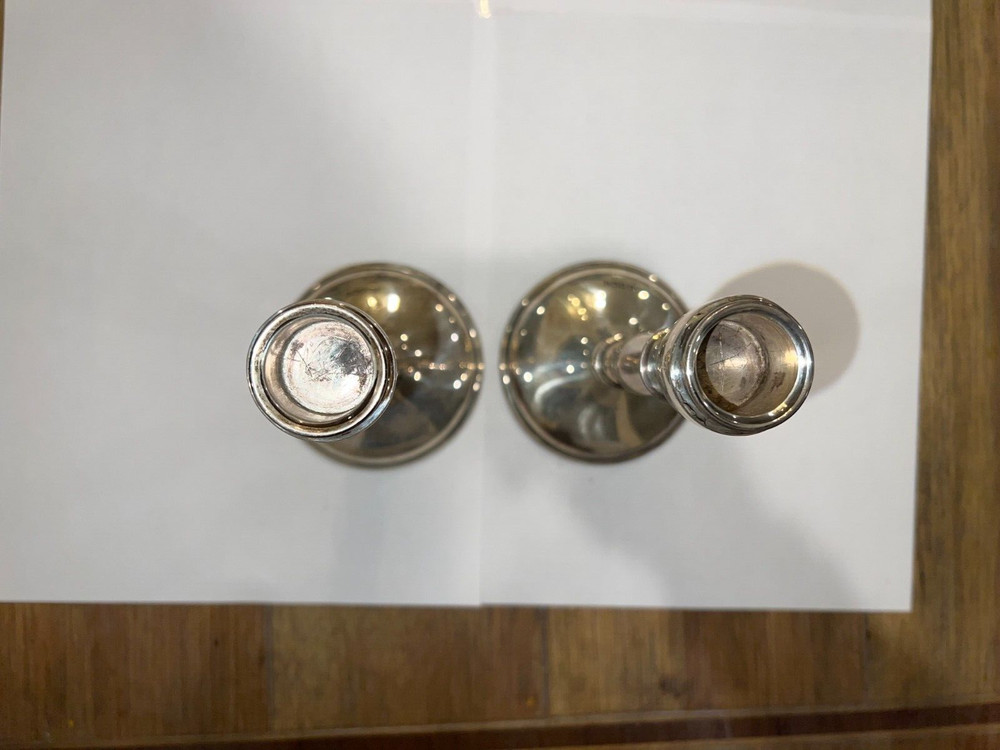 Henry Wigfull Sheffield Sterling Candlesticks