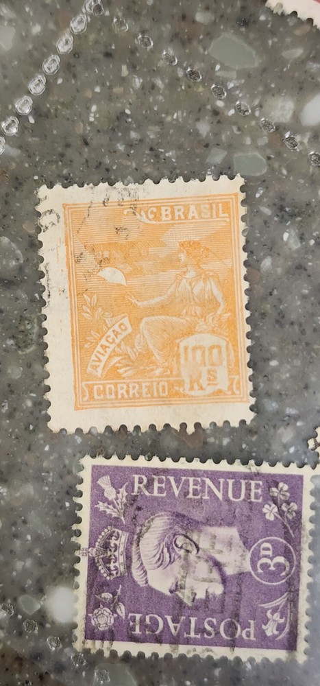 Brasil Foreign 100 Rs Stamp Used - #A1254