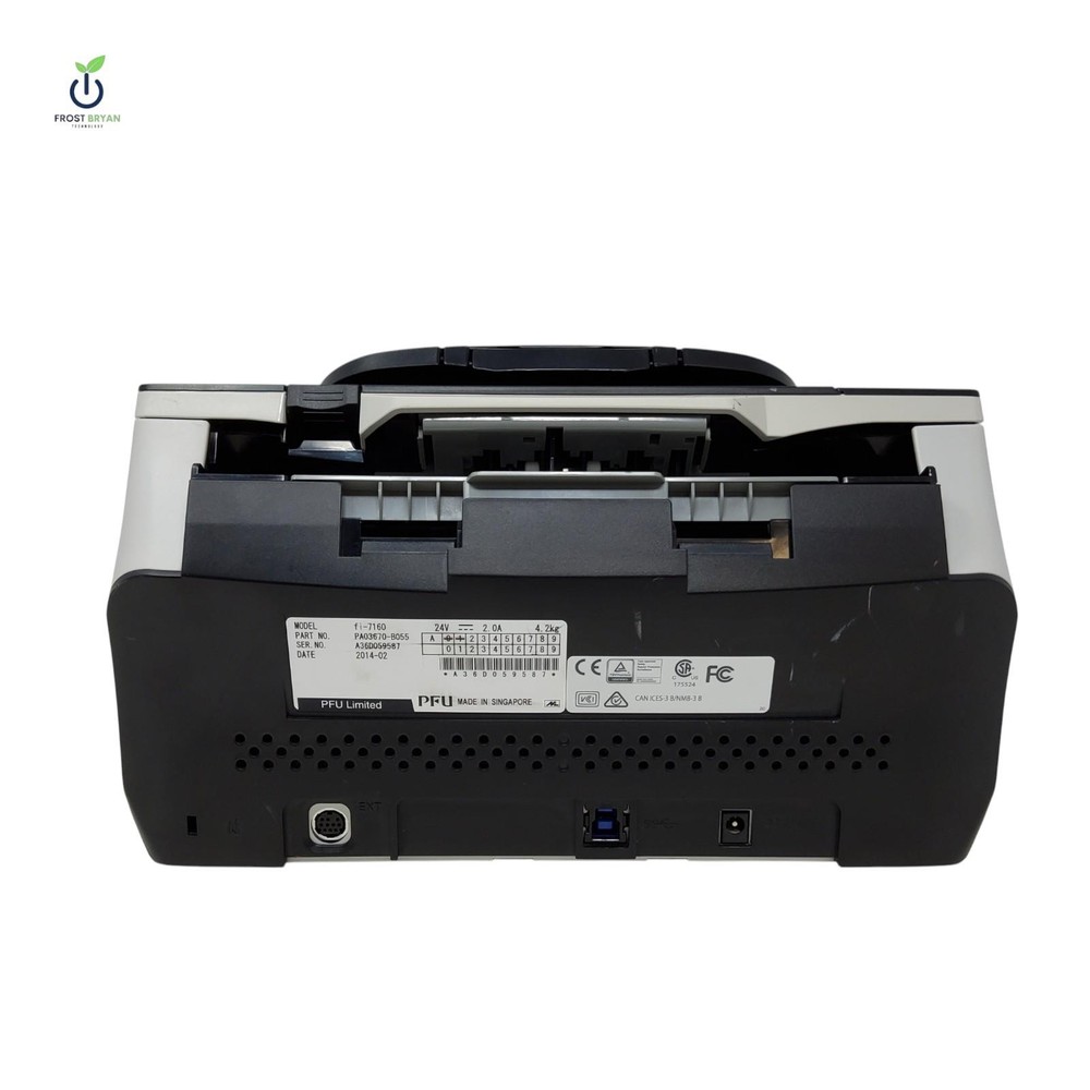 Fujitsu fi-7160 Document Scanner 13587 Page Count Grade D [DEFECTIVE]