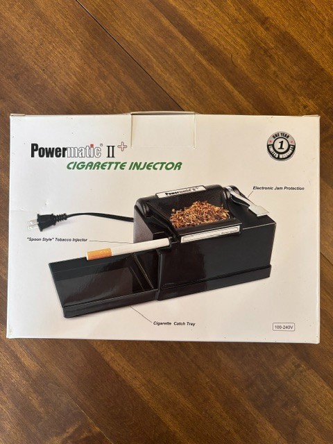 Powermatic II + Cigarette Injector Pre-Owned Unused