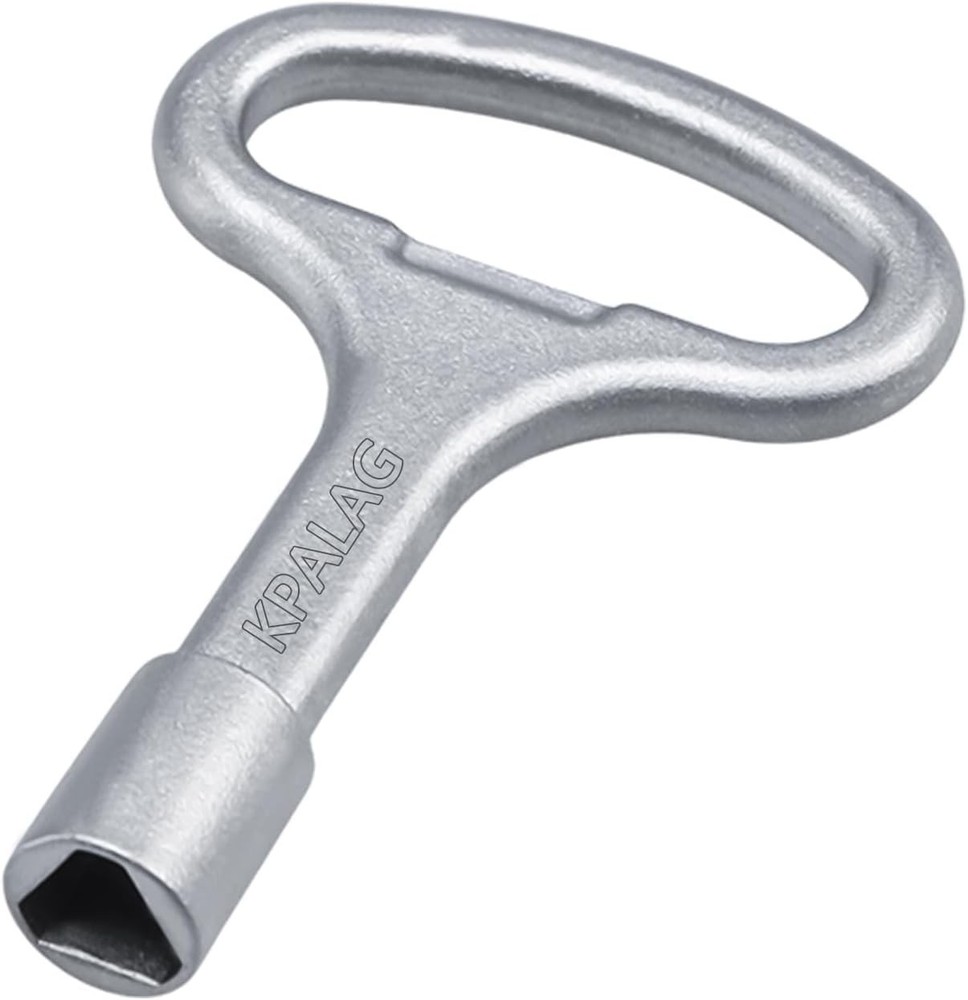 2PCS Triangle Socket Keys, Triangular Panel Lock Key, Universal Silver