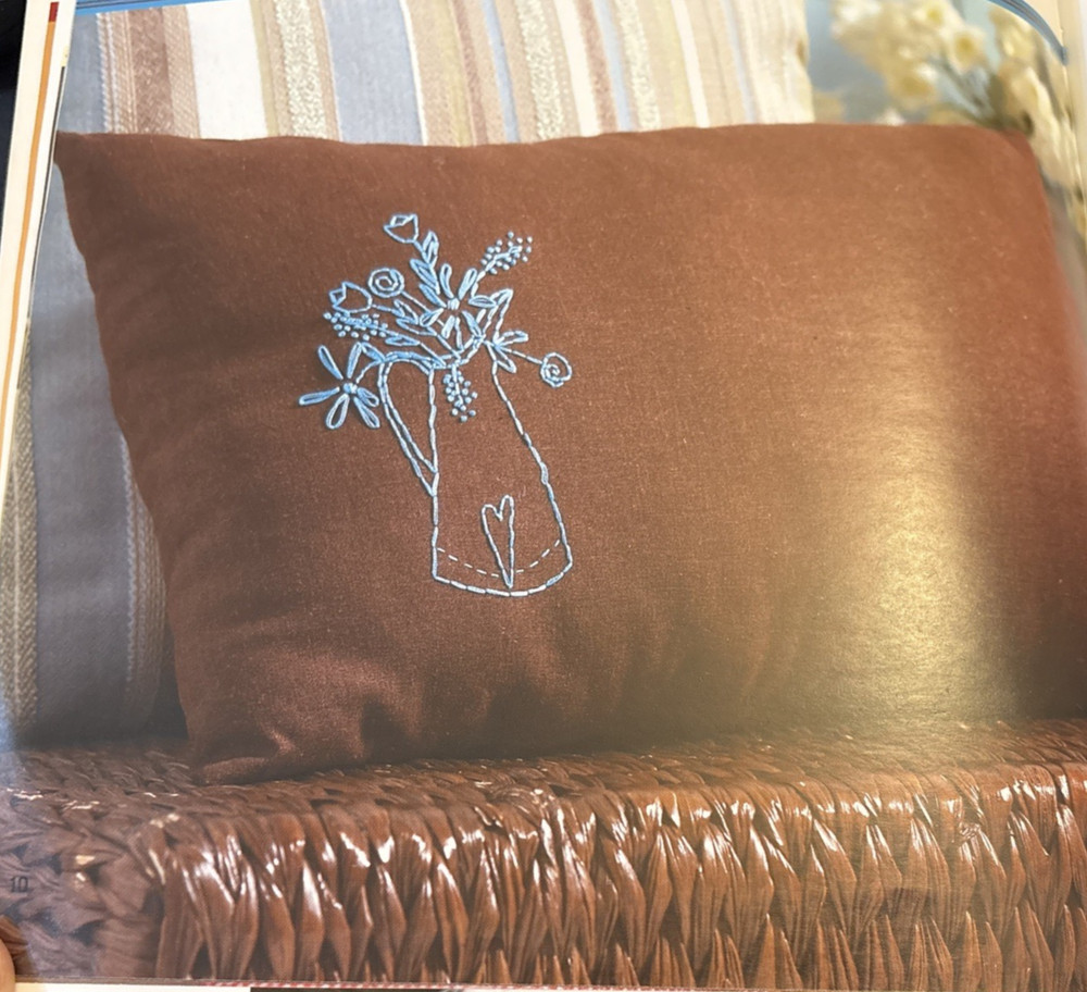 Rare Leisure Arts Modern Primitive EMBROIDERY 2008 Pattern Bk