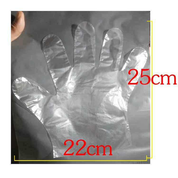 100pcs Transparent Plastic Gloves For Food Kitchen Tools