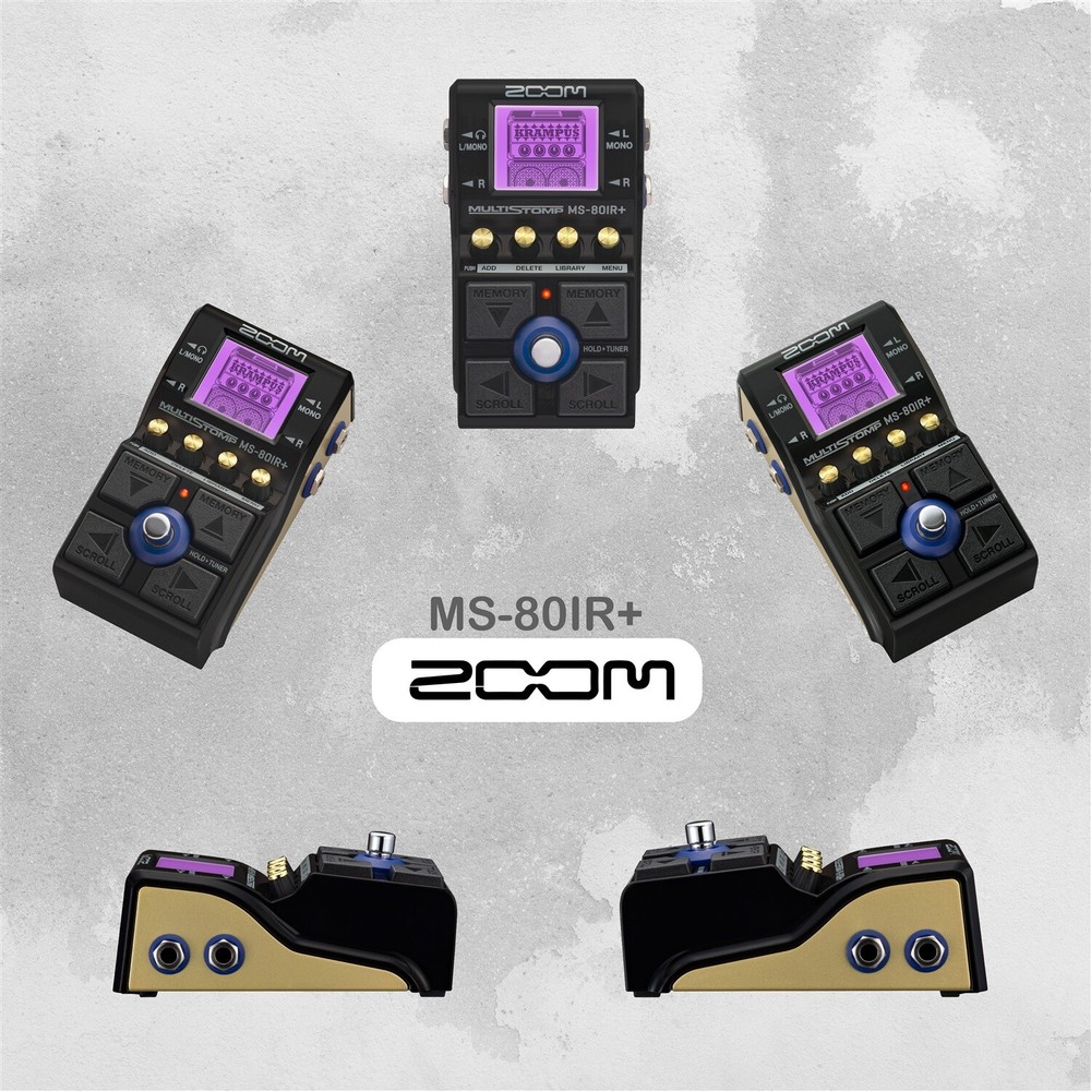 Zoom MS-80IR+ Multistomp Multi-layer IR Pedal Bundle