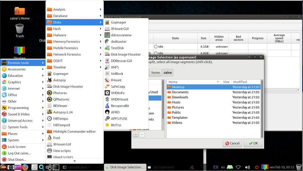 CAINE 13.0 Bootable USB – UEFI & Legacy LIVE/INSTALLER – Digital Forensics Linux