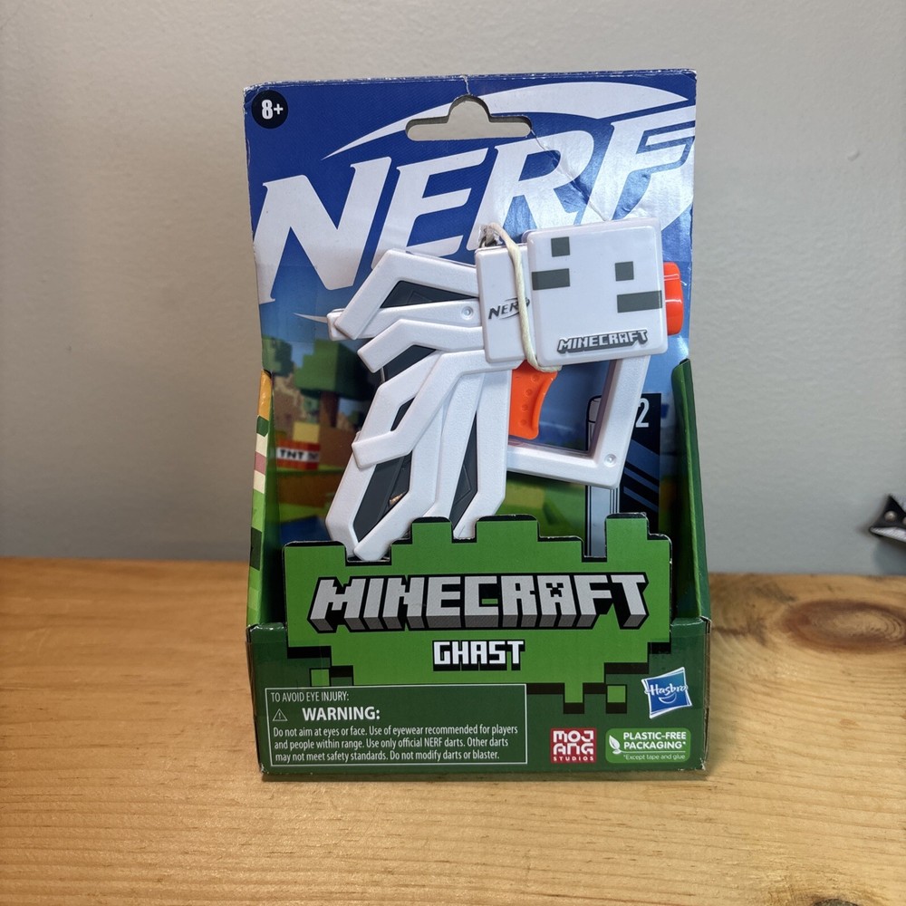 NEW Hasbro Nerf MicroShots Minecraft Ghast Mini Blaster #427