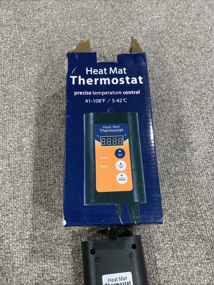 Heat Mat Thermostat Precise Temperature Control READ