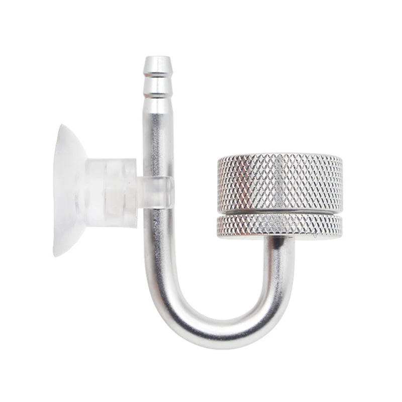 Aquarium Co2 Diffuser Solenoid Regulator System Atomizer Fish Tank Bubble Silver