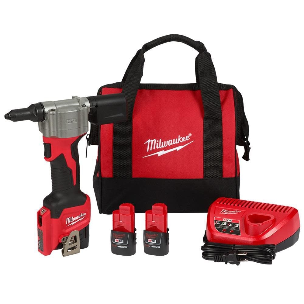 Milwaukee M12 Rivet Tool Kit