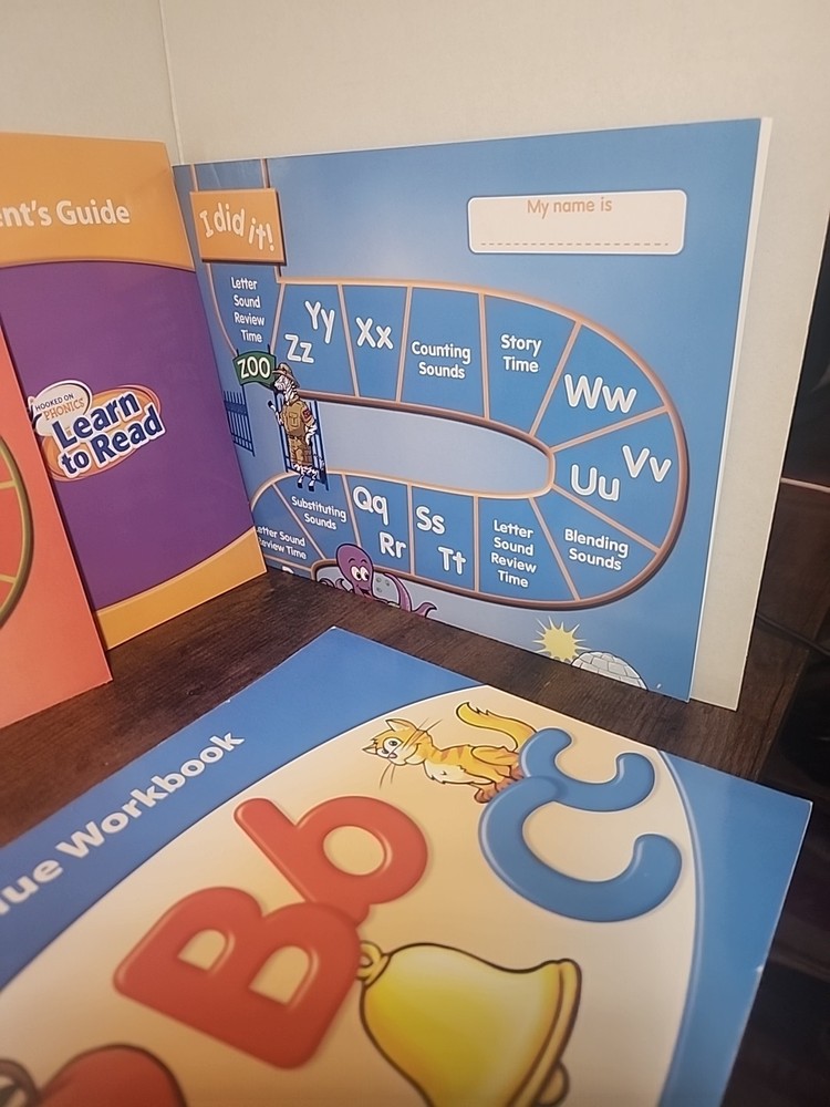 Hooked On Phonics Pre-K Learn to Read Edition Program INCOMPLETE SEE PHOTOS