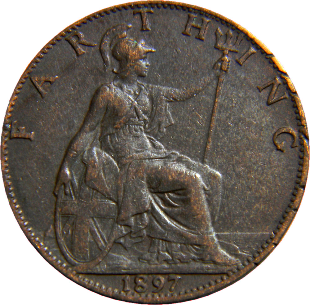 Great Britain 1897 Farthing (04953)