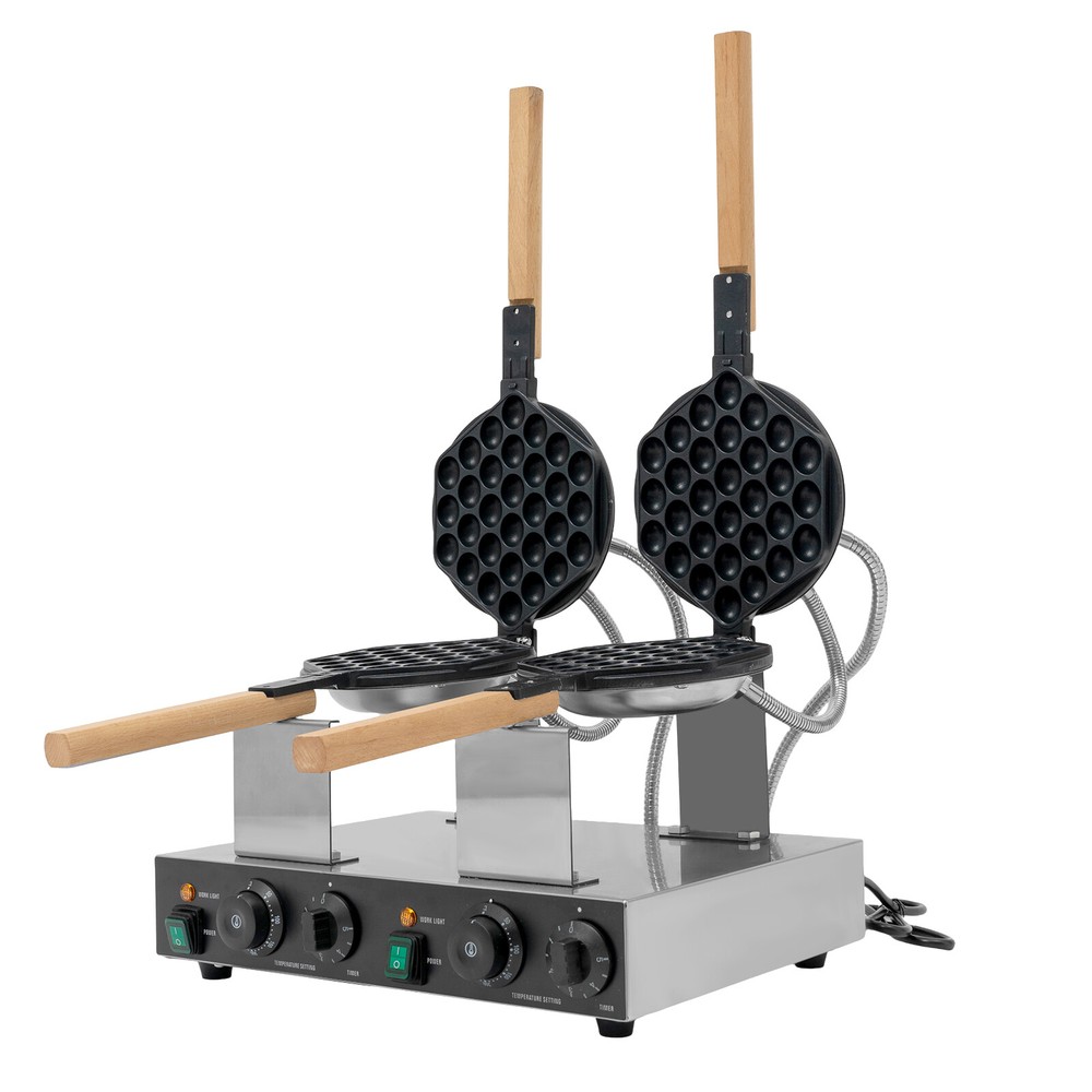 Double-head Commercial Waffle Making Machine Non-stick Egg Waffle Maker