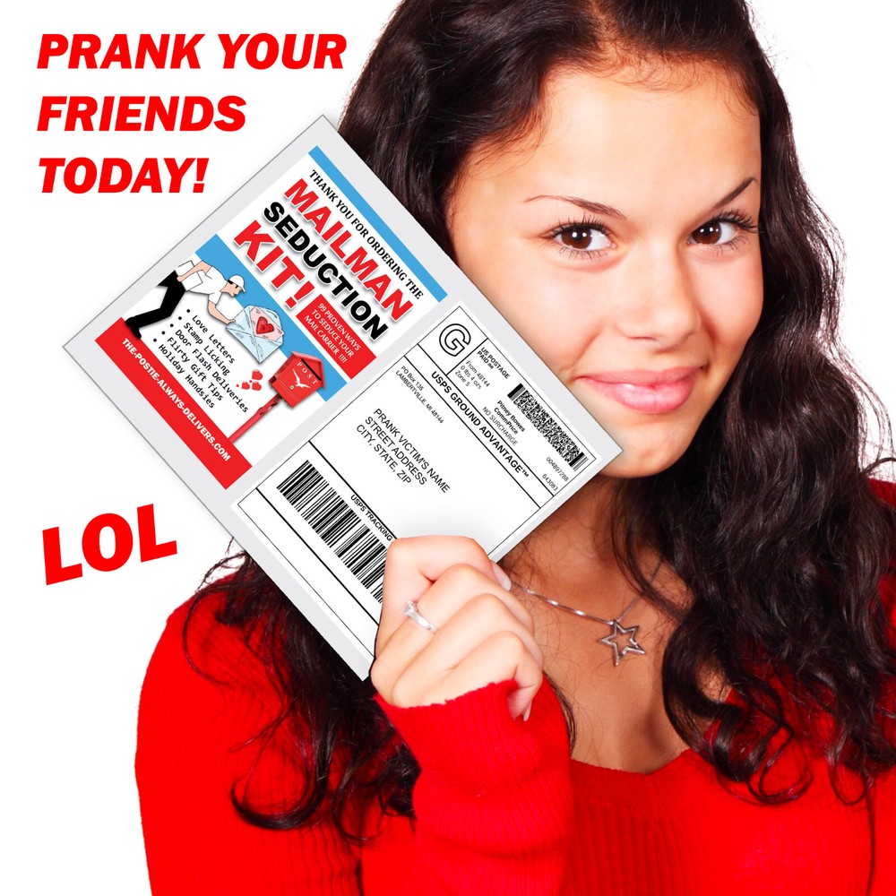 Mailman Seduction Kit Packet Prank Mail Sent Anonymously!