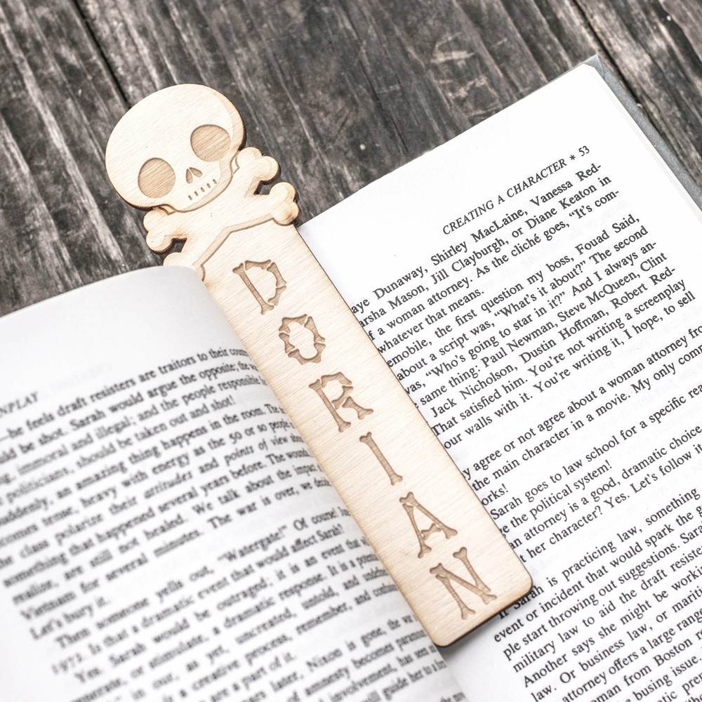 Bookmark - Cute Skull and Crossbones