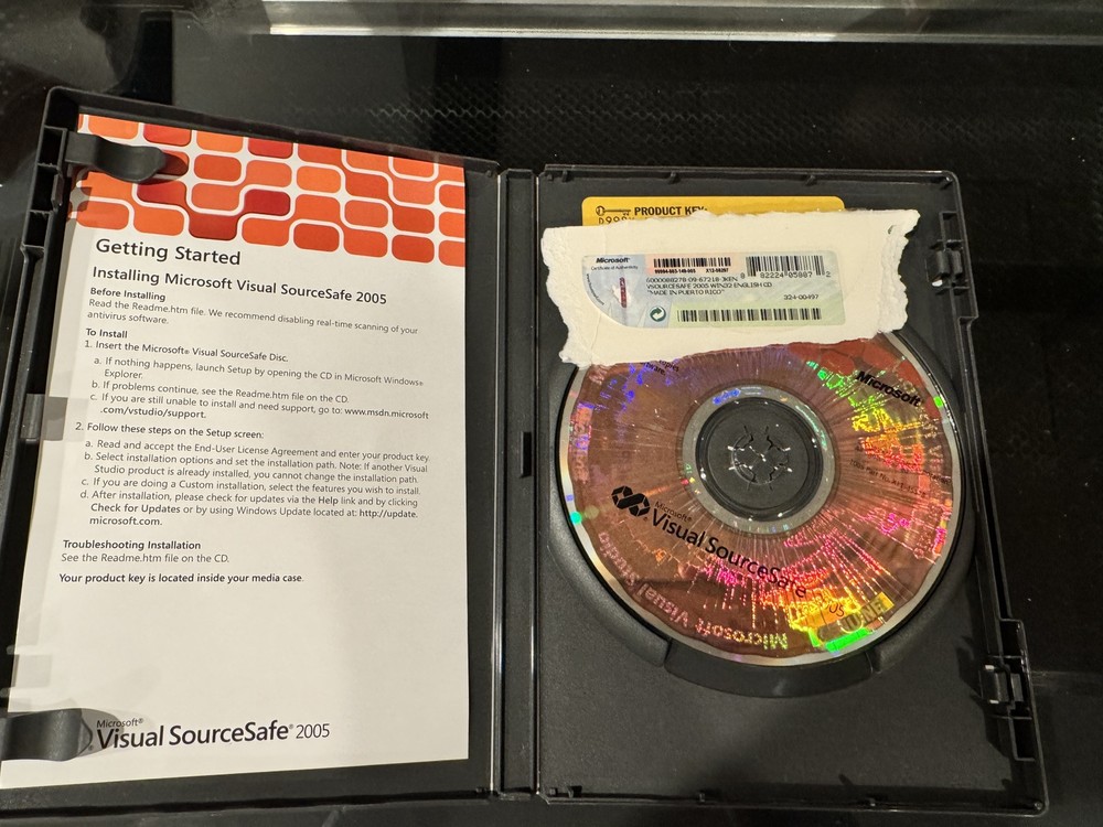 Microsoft Visual Basic 2005 With Seal Of Authenticity And Product Key