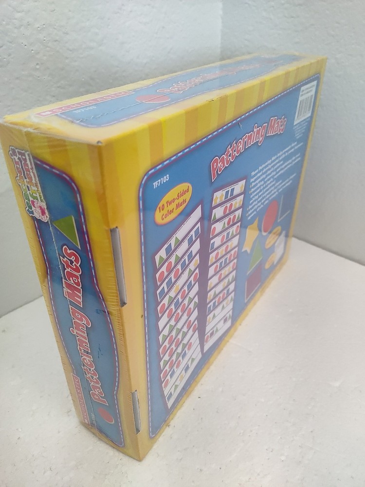 🏵️ Scholastic Patterning Mats Research Based 20 Activities 🟠