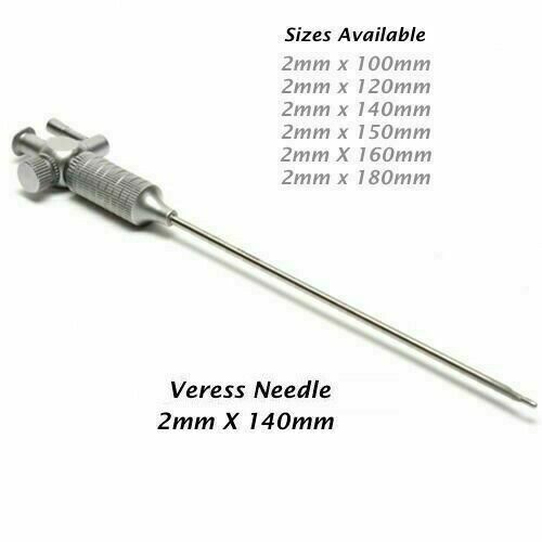 Veress needle 5mm x 120mm laparoscopy endoscopy forceps