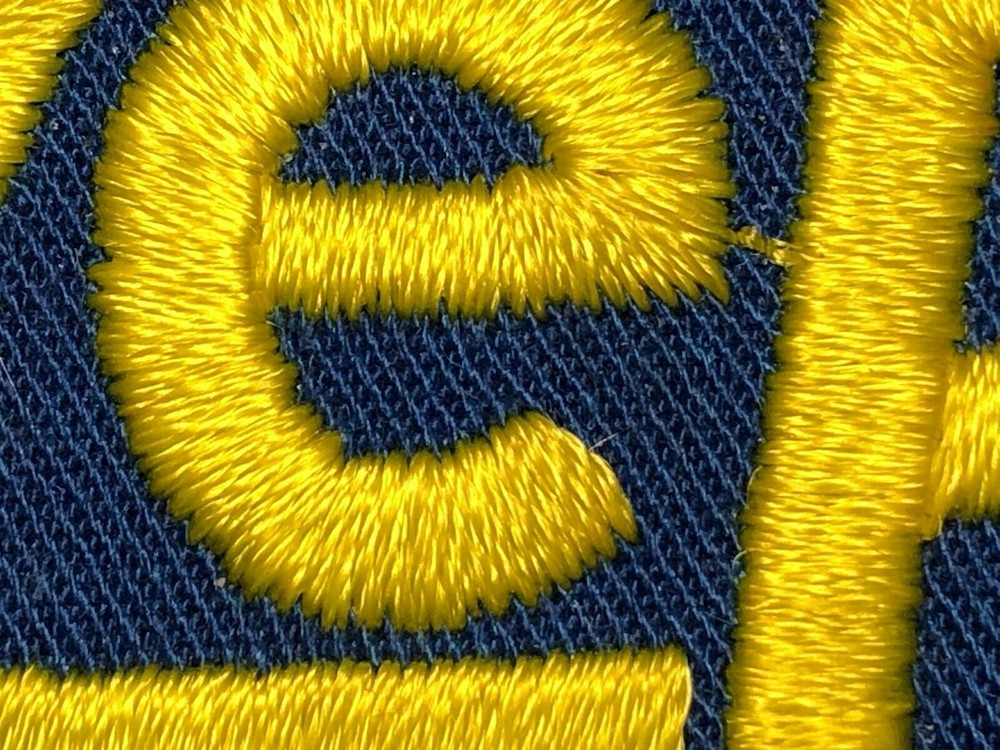 Vintage NOS Machine Stitched Embroidered Patch - ZEPP