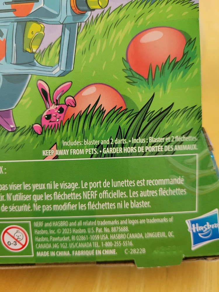 2023 Easter Themed Nerf Egg Hunt Pull To Prime Blaster