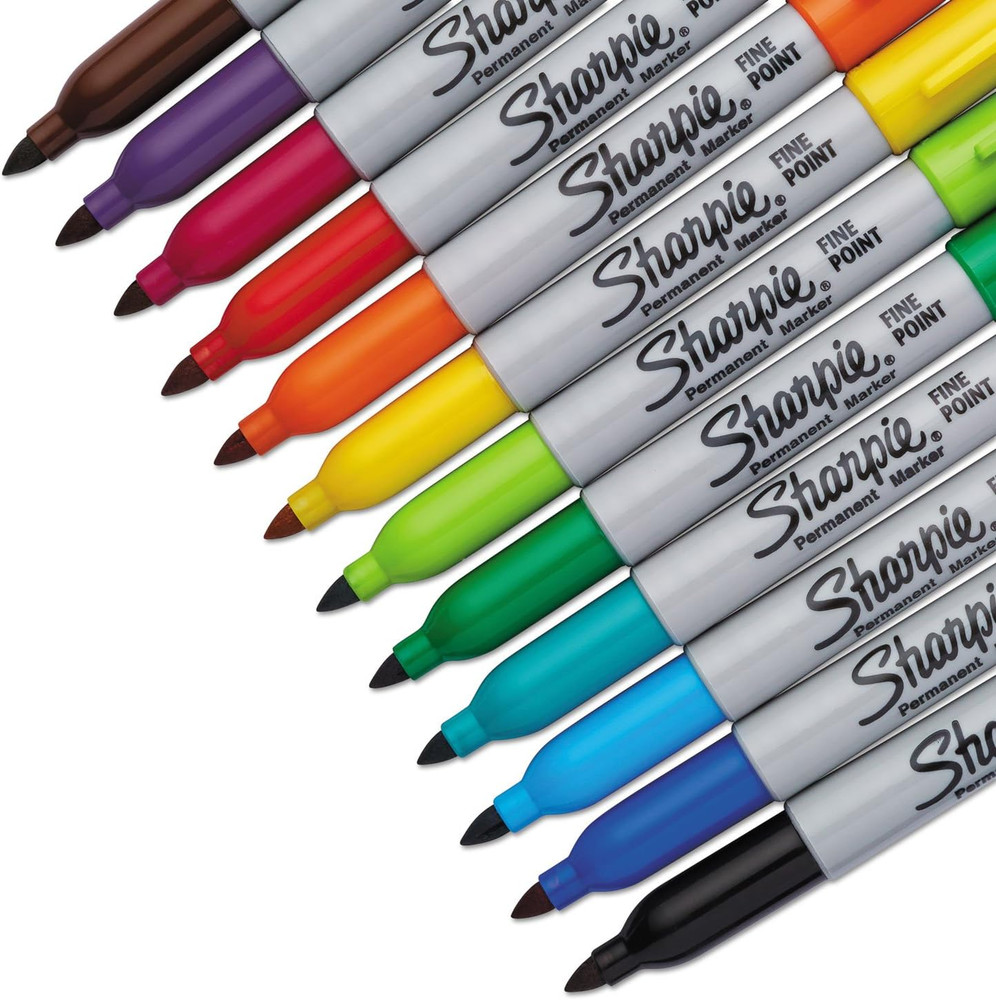 SHARPIE FINE12CT MARKER SET, Multicolor 12 Count