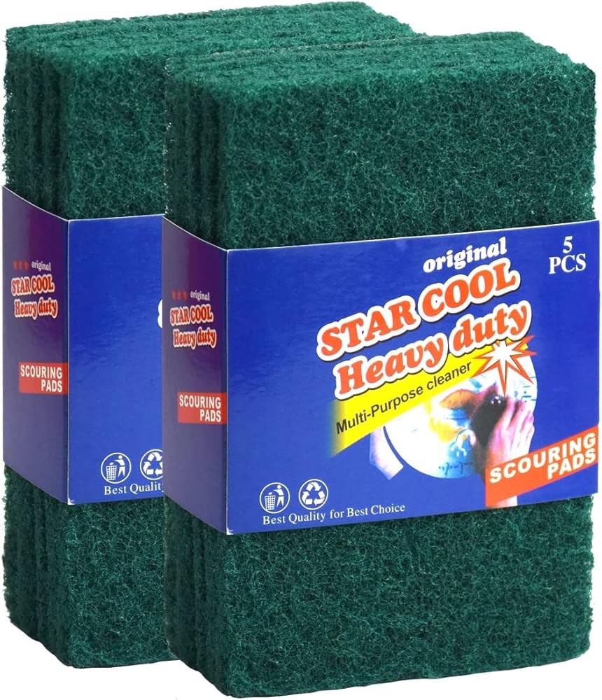 Heavy Duty Scrub Spon, Scratch Home Kitchen -Sided Dishwashing