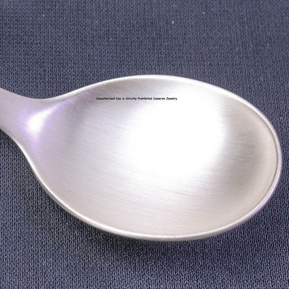 Solid S999 Fine Silver Healthy Tableware Dragon Phoenix Unique Soup Spoon 5.7in