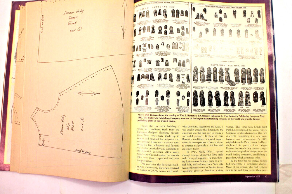 Doll Costuming with Patterns September 2003
