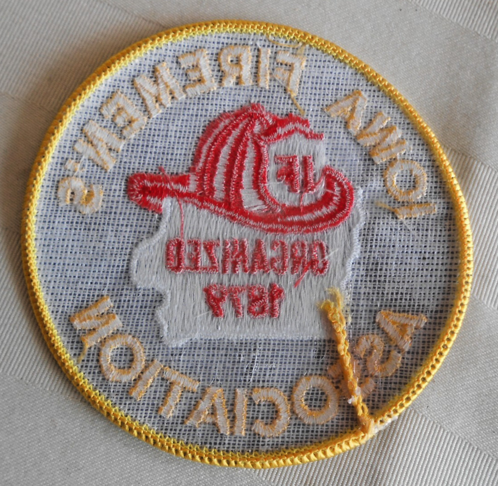 IOWA FIREMEN’S ASSOCIATION 3.5" Patch Unused