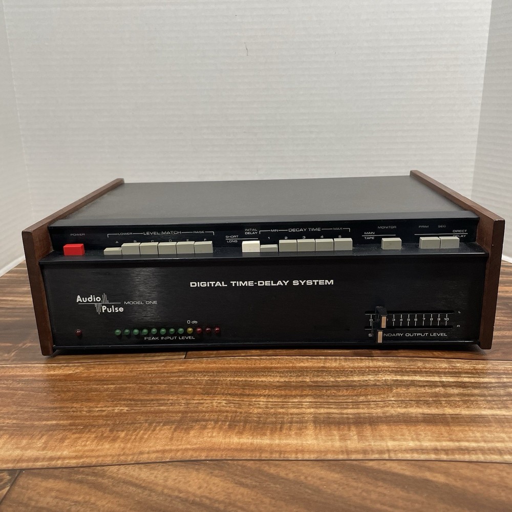1976 Model One Audio Pulse Digital Time Delay System Powers On HUMS READ